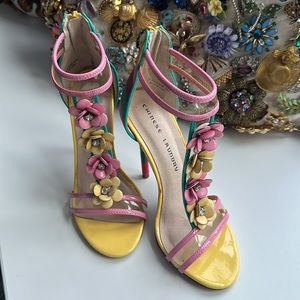Chinese Laundry floral heels